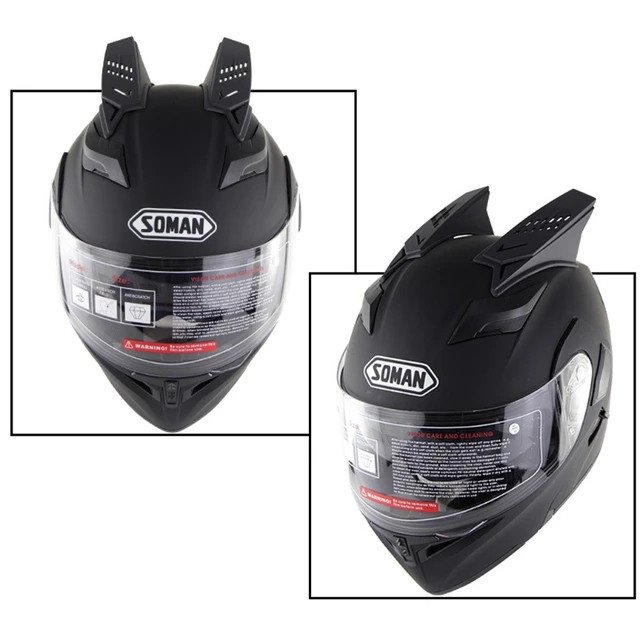 Plastic Motorcycle Helmet Ears Horns Protective Decorative Motorbike  Accessories Strong Adhesive Decor Parts Helmet Cute Horns - AliExpress