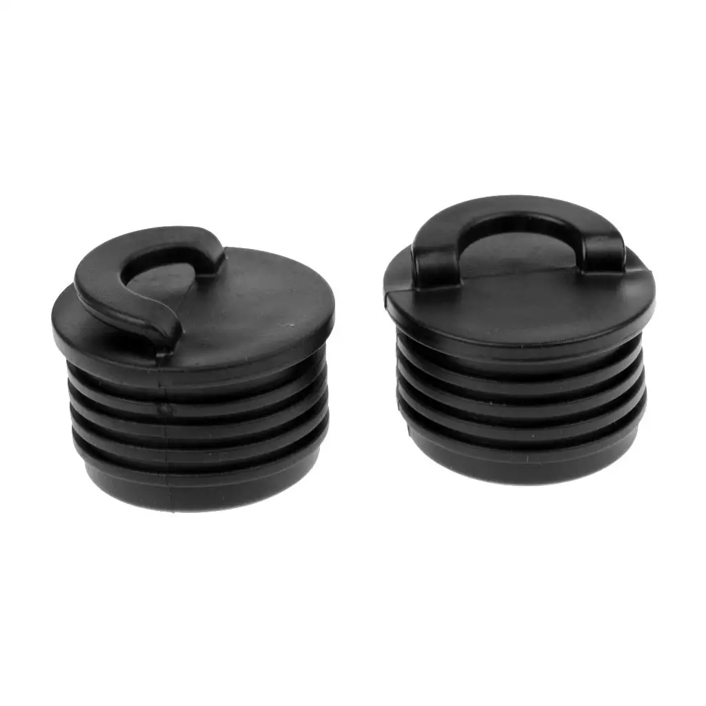 Rubber Boat Stopper, 2Pcs Boat Canoe Kayak Marine Boat Scupper Stopper, Bungs Drain Holes Plugs Replacement