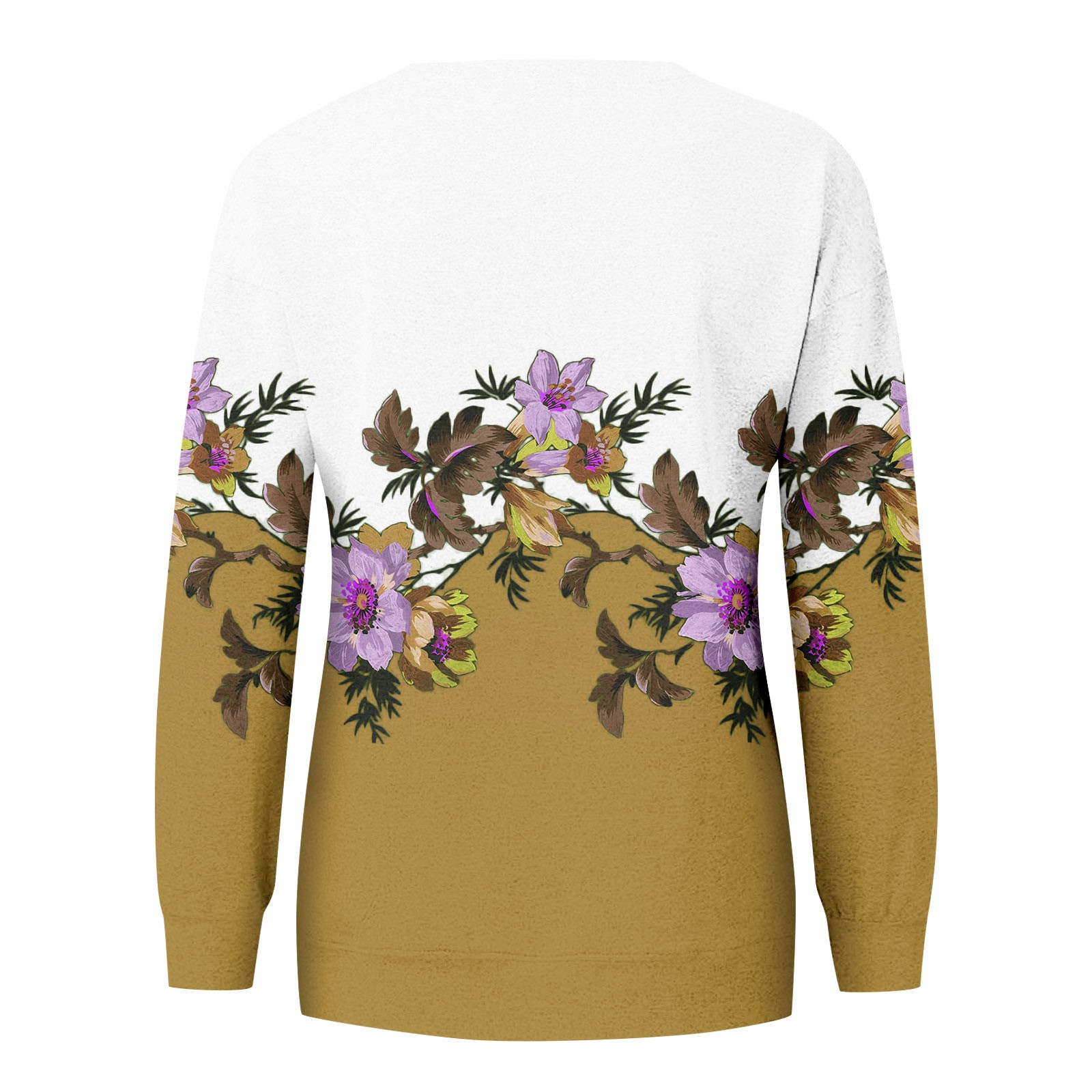 moda coreana, tops estampados com flores, streetwear extragrande, outono, inverno