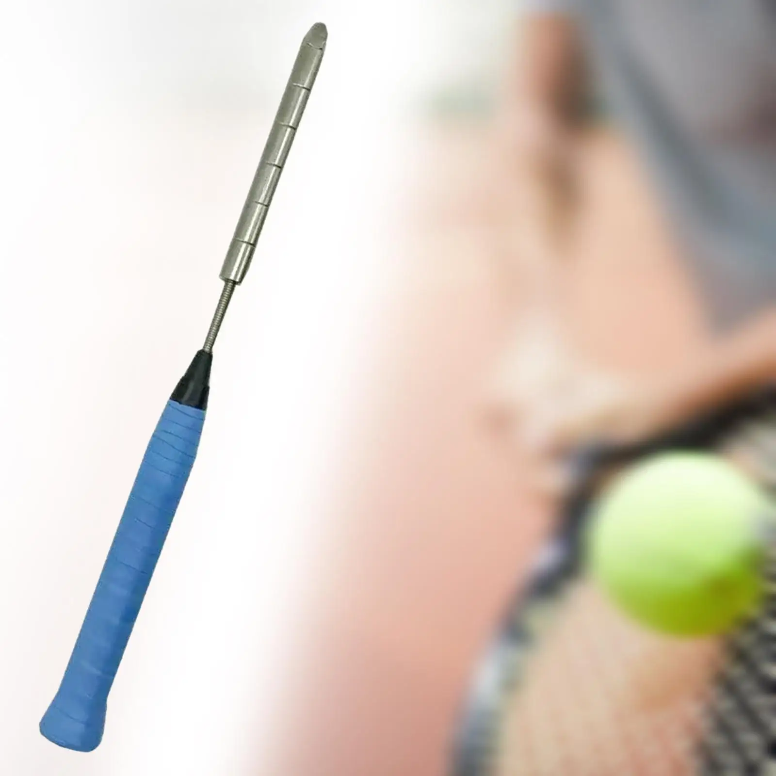 Badminton Racket Swing Practice Weight Pole Training Tool Badminton Training Racket for Speed, Power Point Impact Training