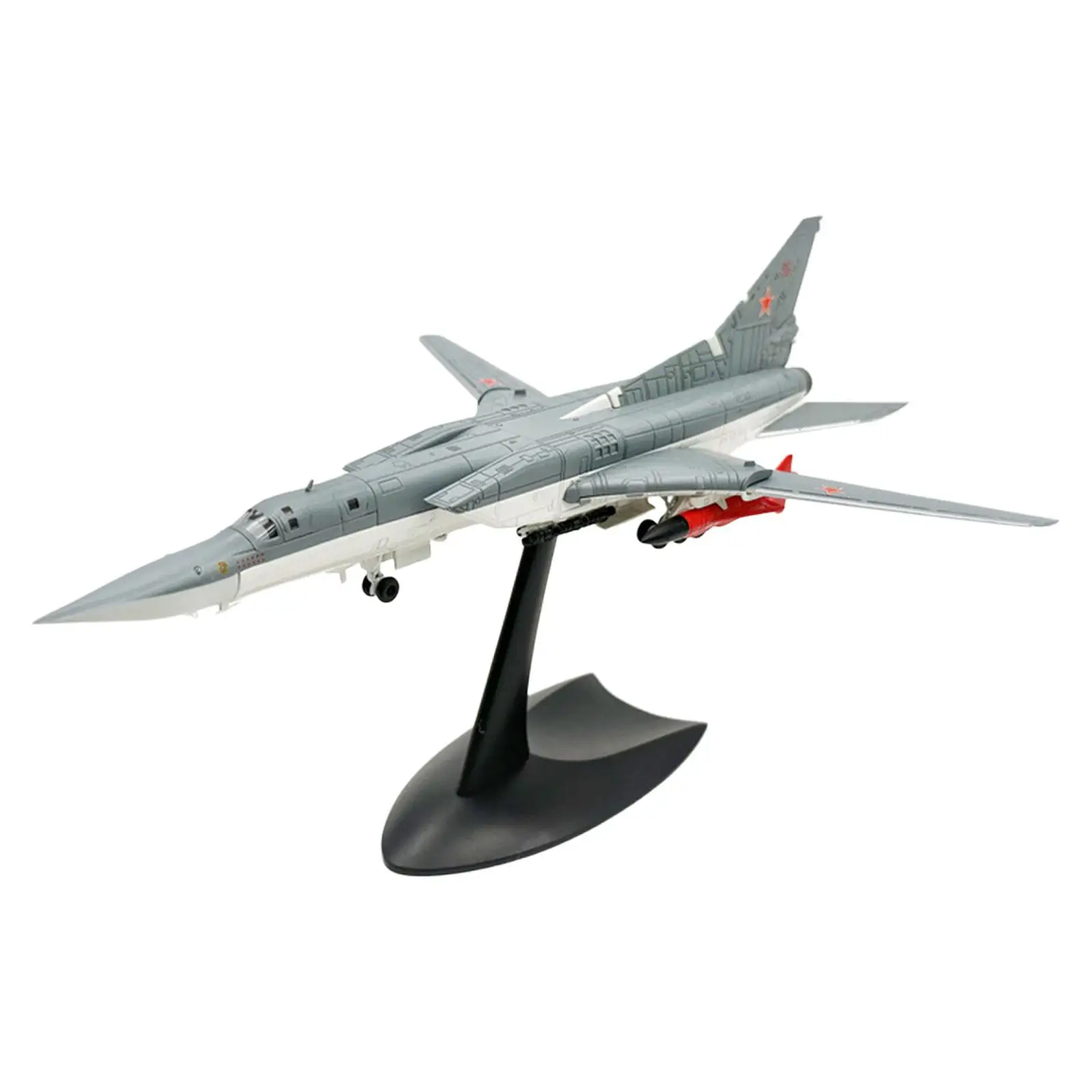 Simulation 1/144 Fighter Diecast Model Kids Adults Toy Ornament Retro Plane with Display Stand for Bedroom Office Shelf