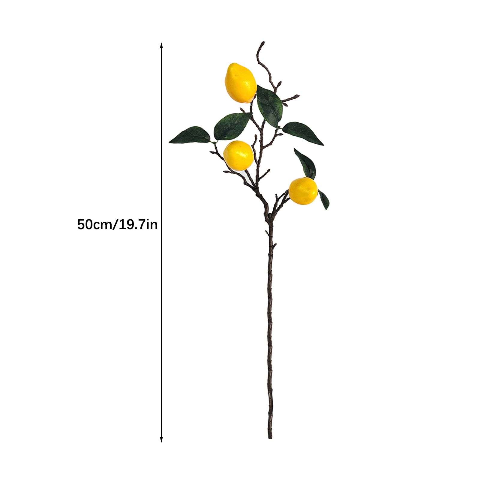 Description Picture 4 of itemSimulated Lemon Oranges Fruit Branches Kitchen Party Decoration Home Table Centerpiece Fake Faux Lemon Stems Artificial Plant