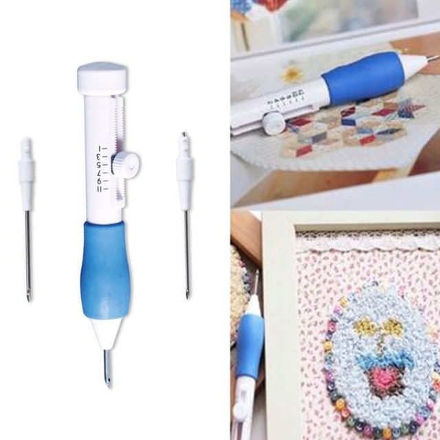 1.3/1.6/2.2 mmDIY Diameter Embroidery Magic Embroidery Pen Clothing Punch  Needle PRE