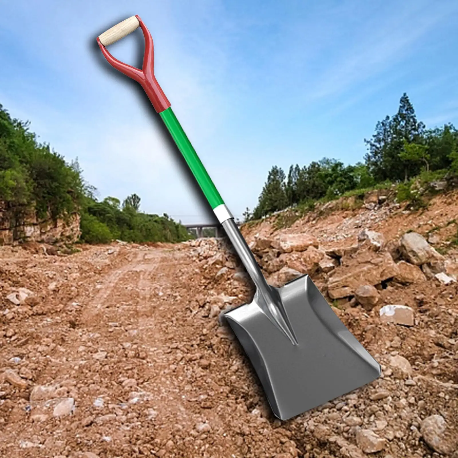 Shovel Handle for Digging Raking Fit 31mm Inner Diameter Camp Shovel Garden Shovel Grips Snow Shovel Replacement Handle