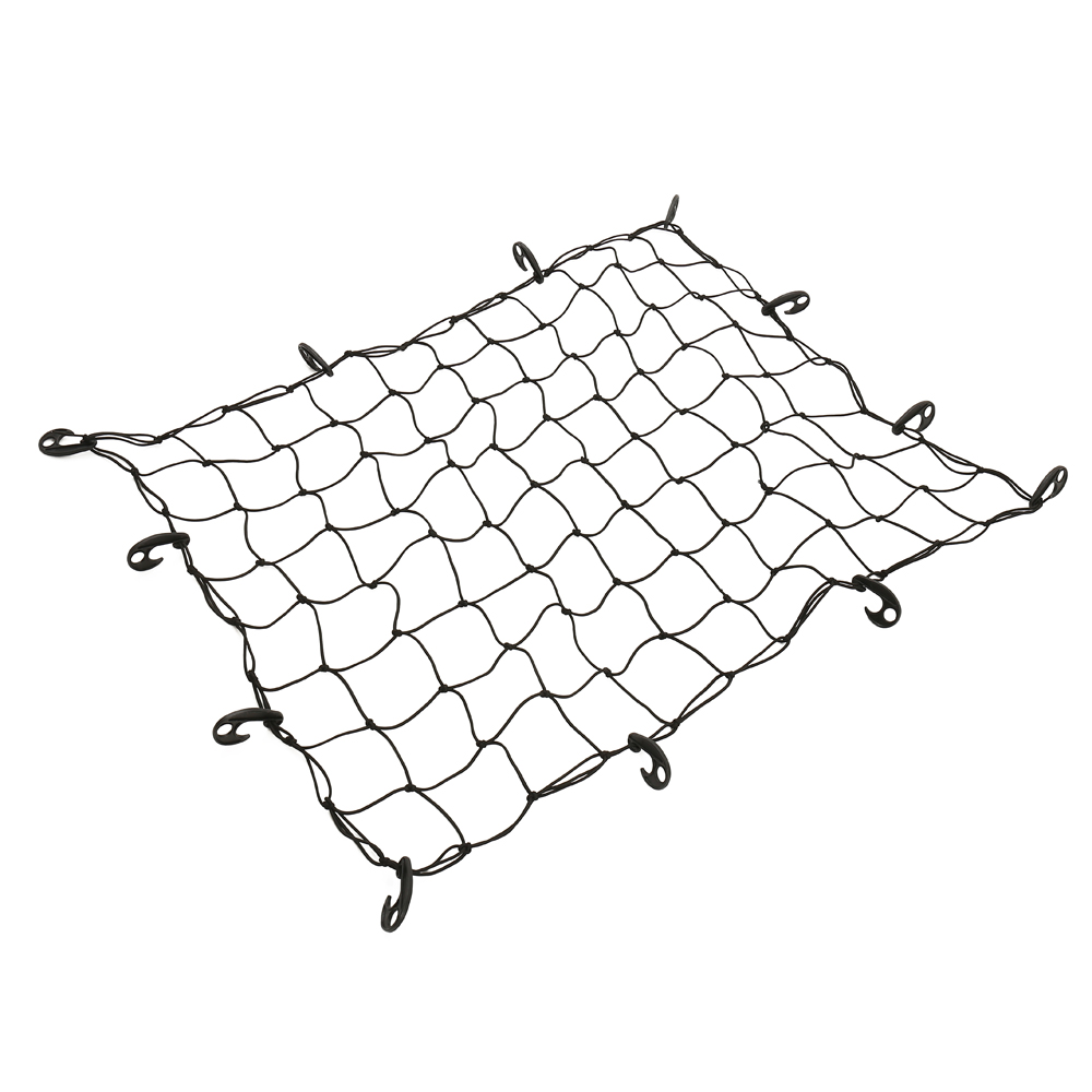 Universal Car Trunk Luggage Storage Cargo Organiser Nets 120x90cm Elastic Mesh Net with Hooks Auto Interior Accessories