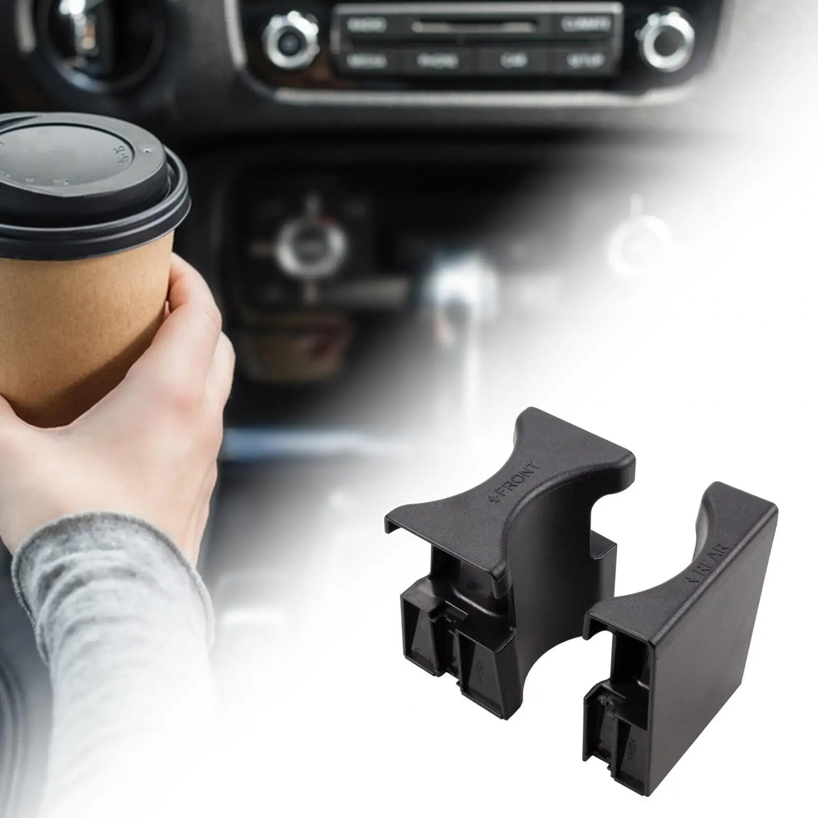 Car Cup Holder Insert 77292-t0a-a01ZA Drinks Bottle Storage Mount Accessories Cup Limiter for Honda Cr-v CRV 2015-2016