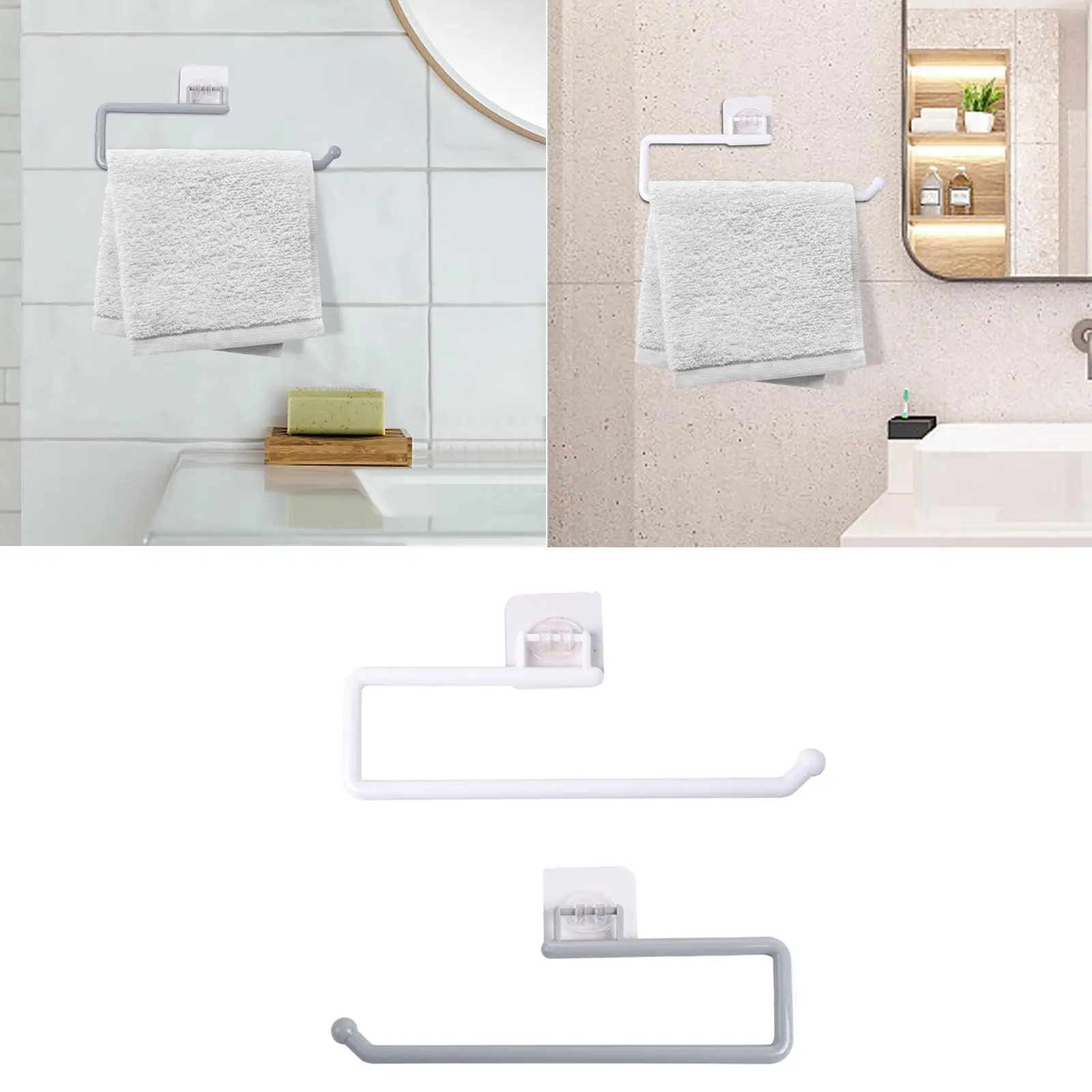Toilet Tissue Roll holder Dispenser Towel Dispenser Adhesive for Household