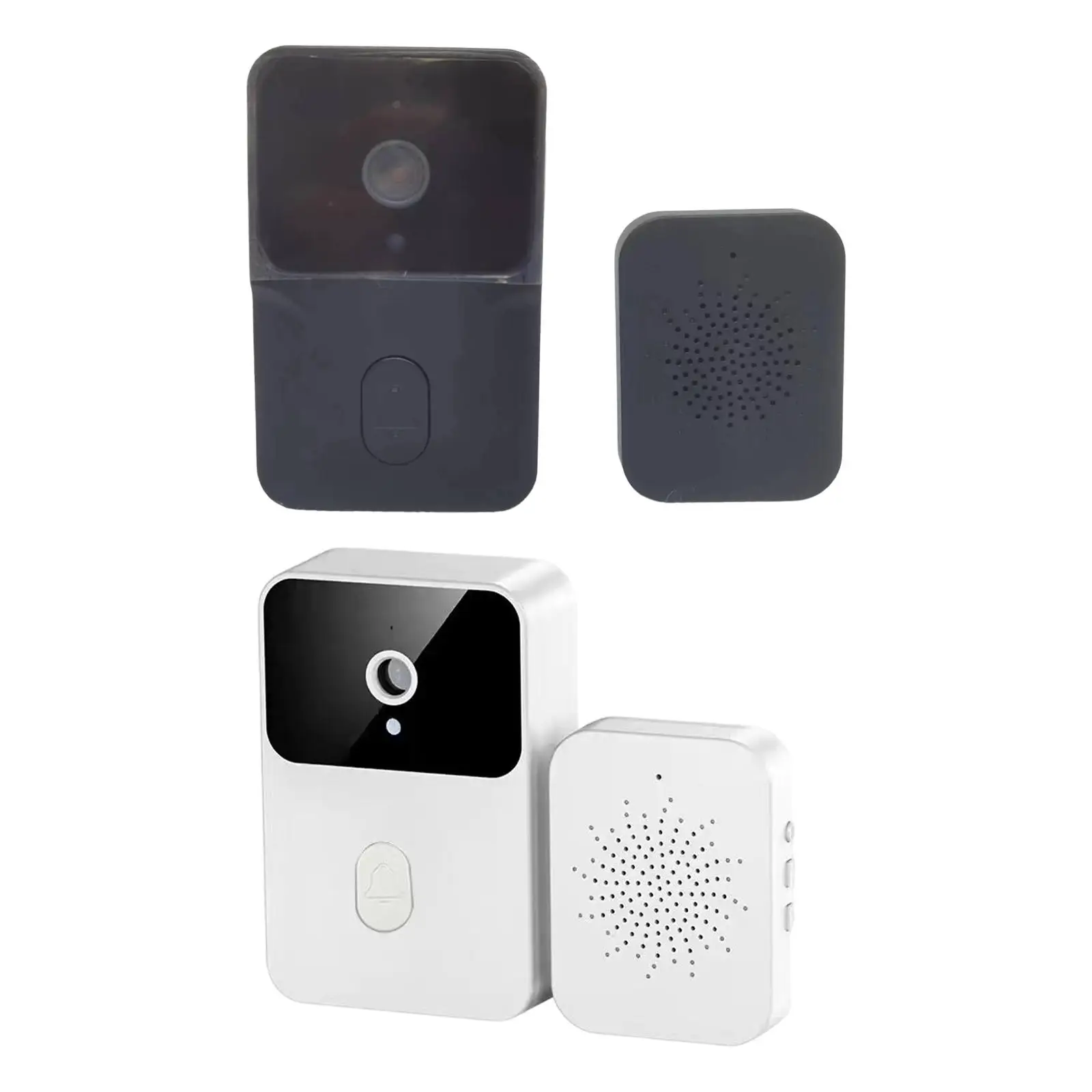 Wireless Doorbell Camera Real Time Video Two Way Audio Easy Install Smart Doorbell for Classroom Playhouse Bedroom Office School