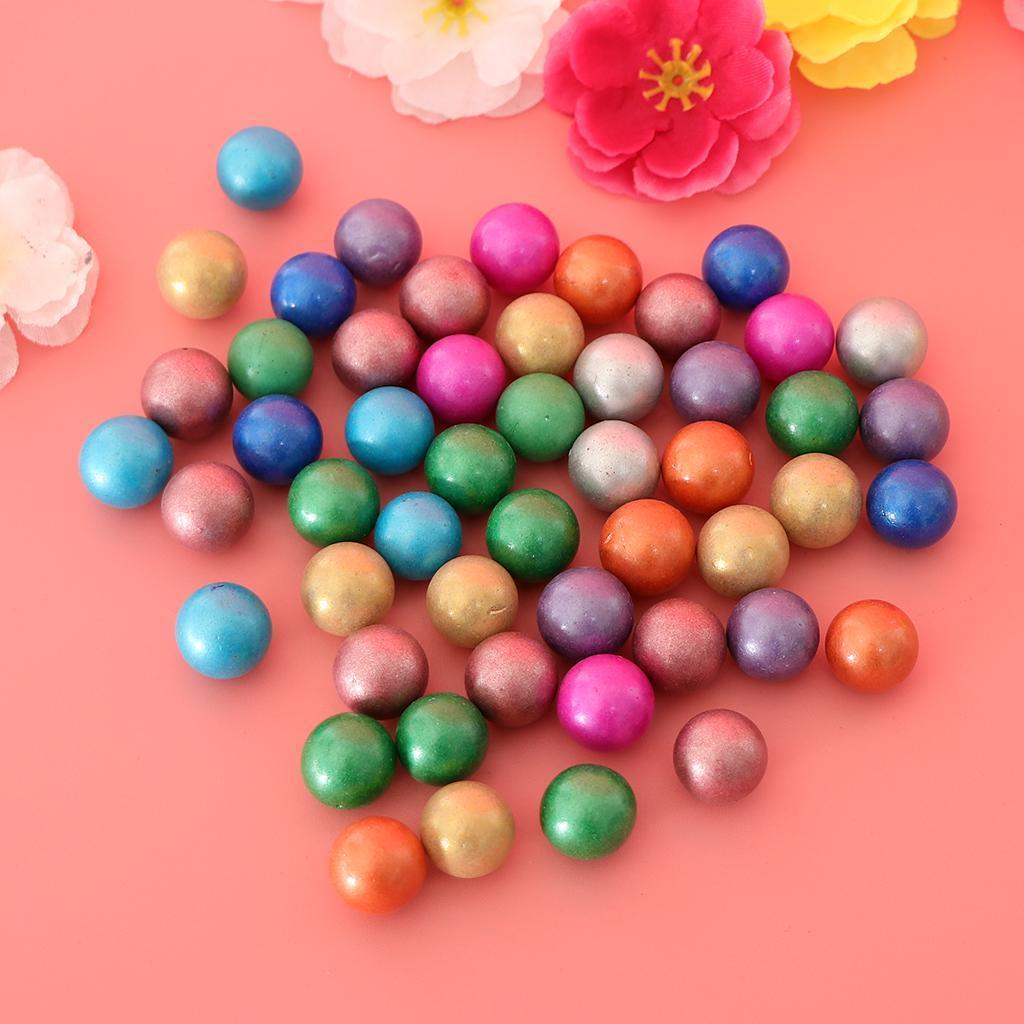 Assorted Color Glass Marbles, Pack of 90Pieces, Vase Fillers Decor, Marble Games