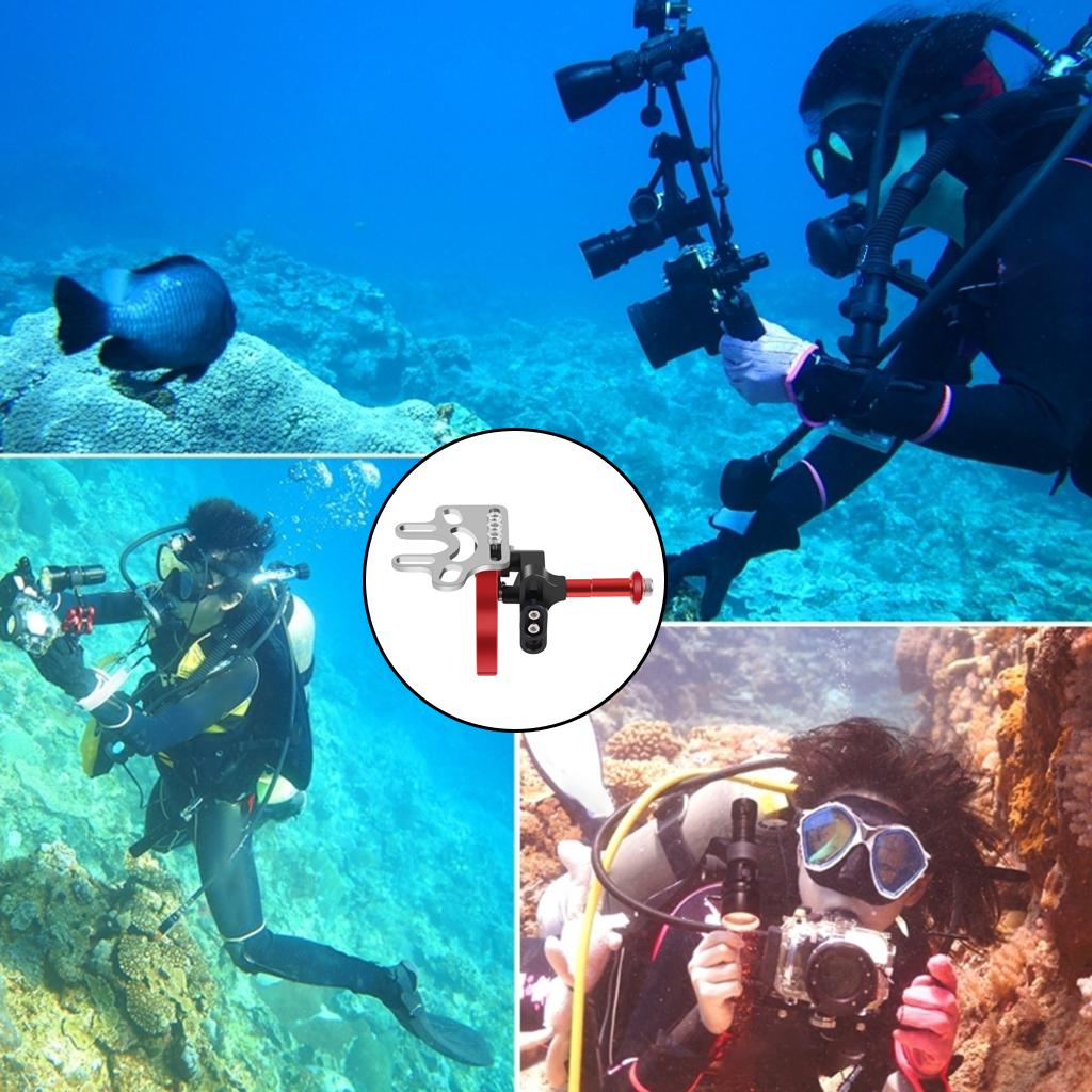 Scuba Diving Shutter Extension Rod Adapter for Panansoic Aluminum Alloy Professional Easy to Install Convenient to Carry