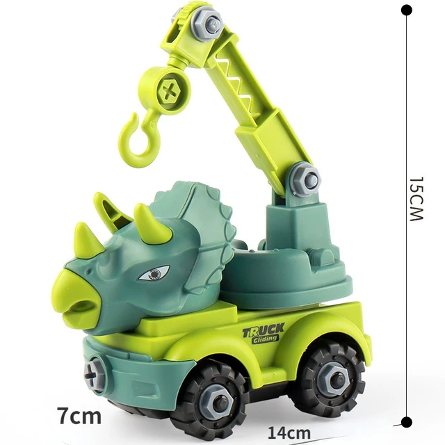 5 Pcs Carro de dinossauro dos desenhos animados - Manto de inércia  deslizante de simulação de brinquedo de carro - Puxe para trás carros de  brinquedo jogos de dinossauros presente de Genérica 