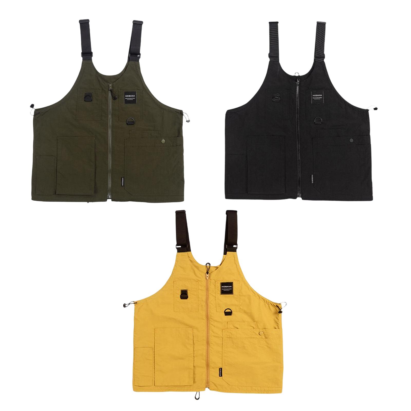 Outdoor Multi Functional Camping Vest Multi Pocket Handbag Waistcoat for Men