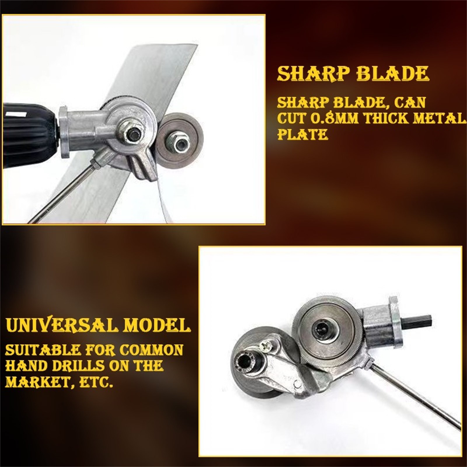 Metal Drill Bit Attachment New 2022 Electric Drill Scissors Electric