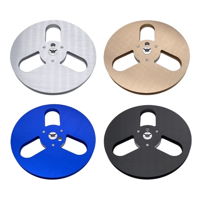 7Inch Empty Tape Reel Nab- Hub- Reel-To-Reel Recorder Accessory Empty  Aluminum Disc Opening Roll 3 Holes - AliExpress