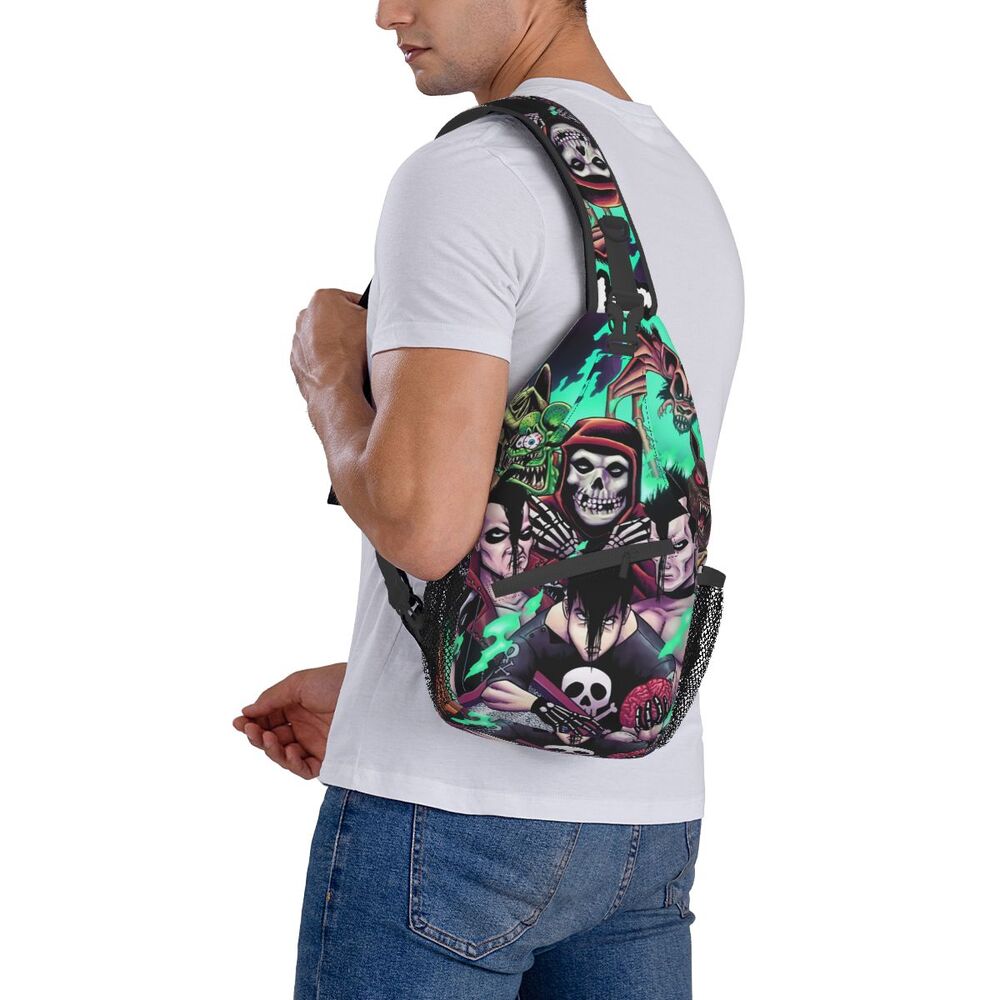 crânio do metal pesado para homens, mochila