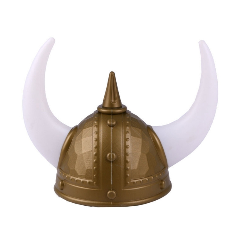 Erwachsener Wikinger helm mit Hörnern für Wikinger-Themen partys alter römischer Krieger hut für Halloween-Kostüm mittelalter liches Ankleiden – Detail 7