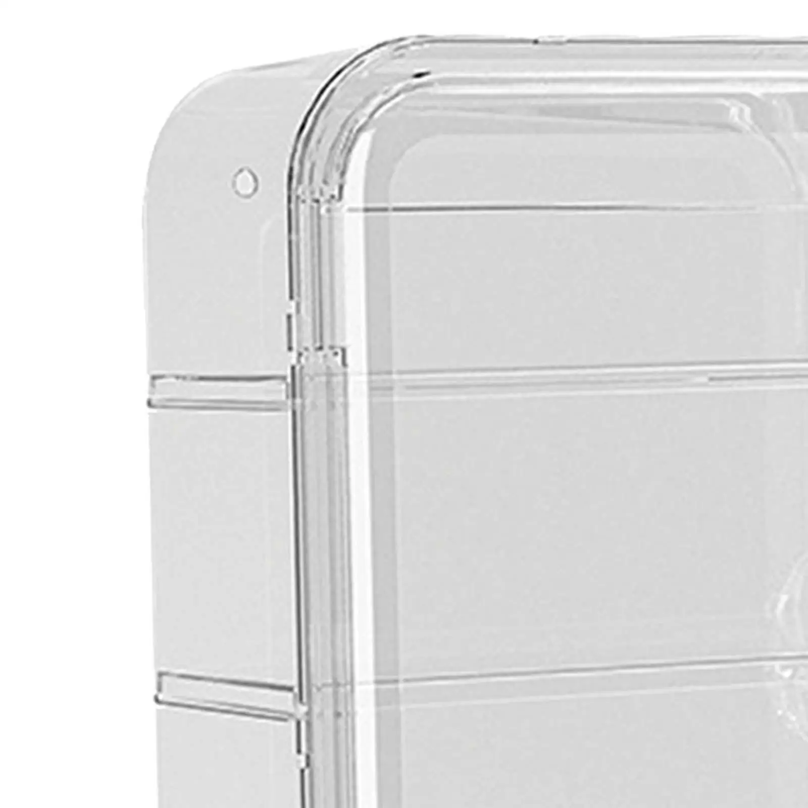 Clear Figurine Display Box Dustproof for Collections Spice Can Mini Toys