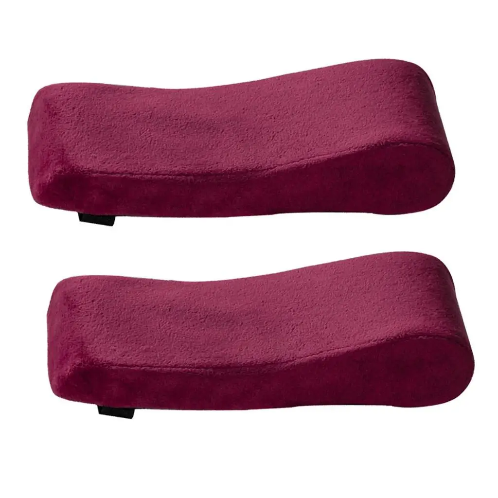 2x Chair Armrest Pads Memory Foam Comfortable Elbow Pillows for Office Chair