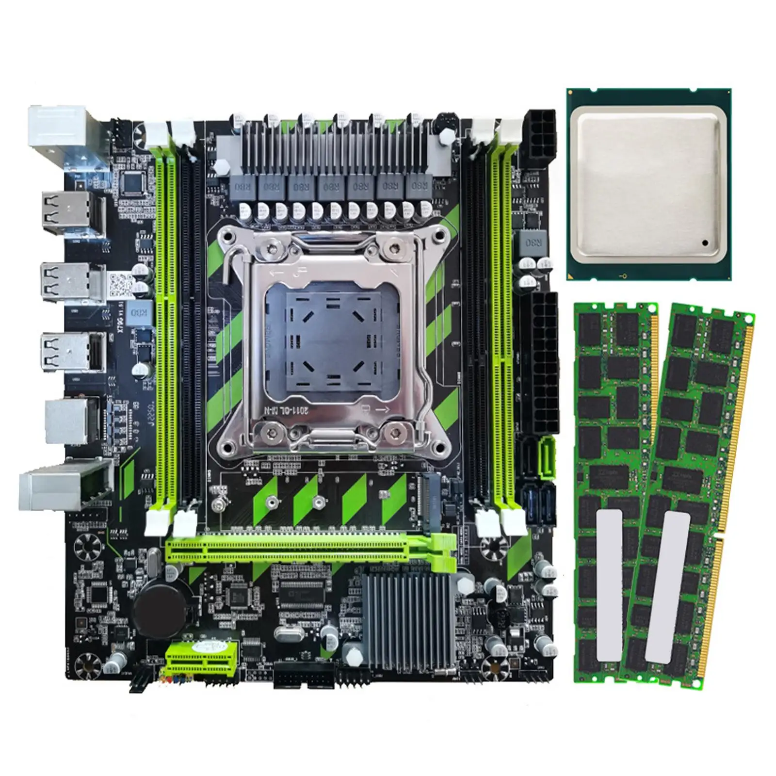 x79G Gaming Motherboard Max 64GB Memory 32GB/S Accessory Durable Replaces Easy Installation 4x SATA2.0 for E5-2670 V2 E5-2650 V2