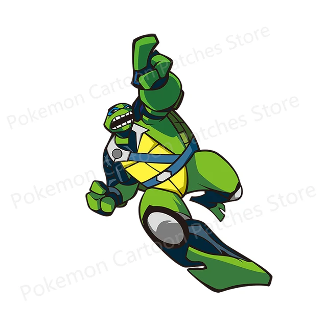 Teenage Mutant Ninja Turtles Heat Transfer Stickers on Clothes DIY