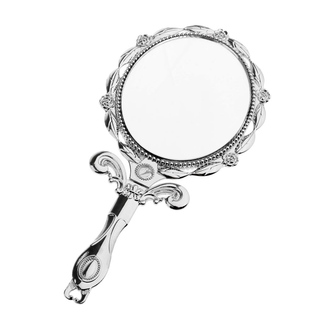  Makeup Mirror, Hand Held Folding Compact Makeup Mirror Portable