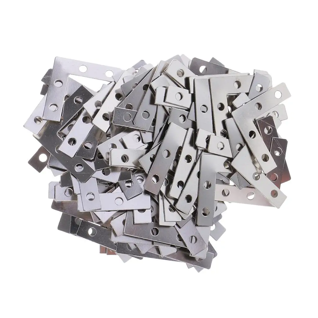 Title 1, 100pcs Heavy Duty Metal L Shape Corner Brace Pl...