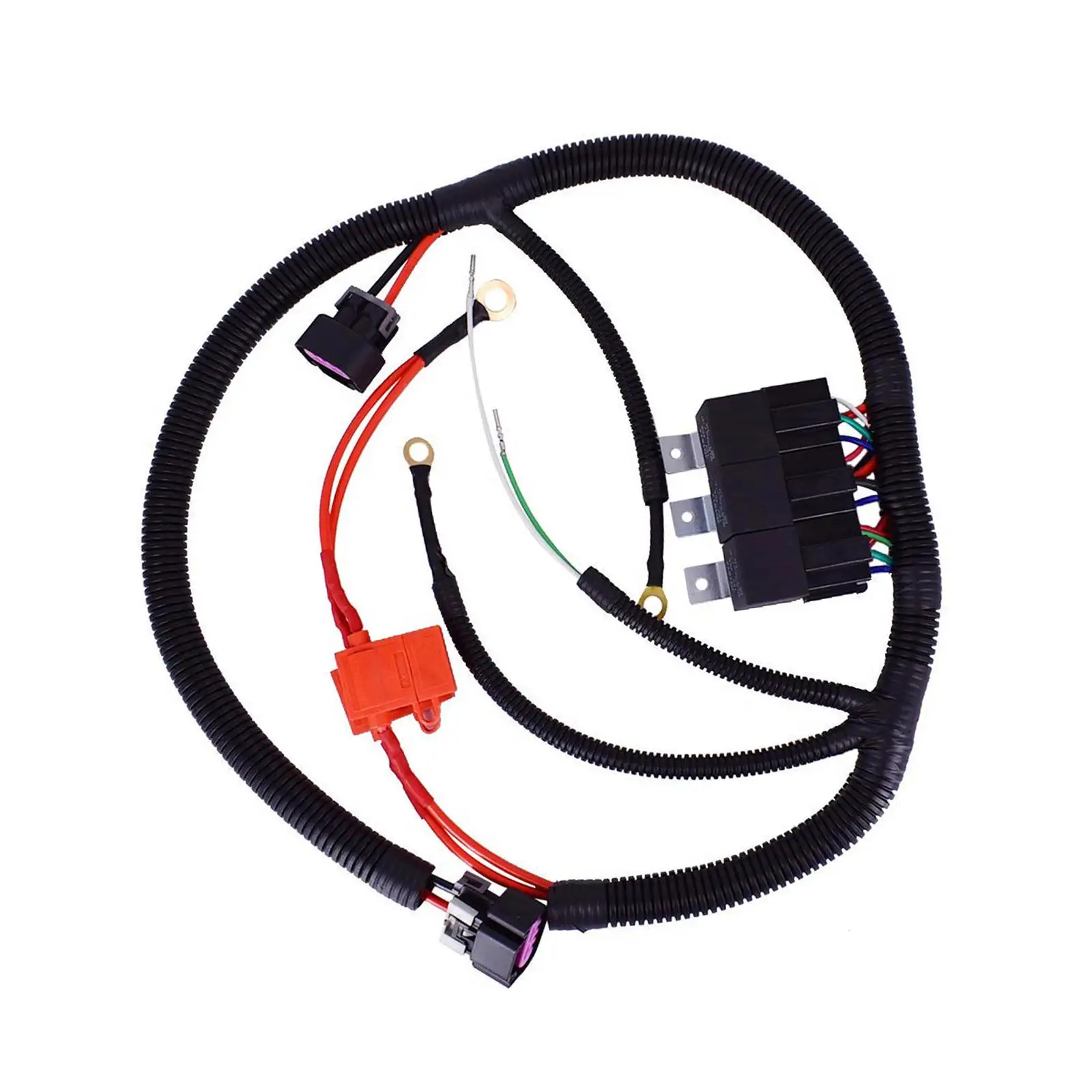 Dual Electric Fan Upgrade Wiring Harness Directly Replace for