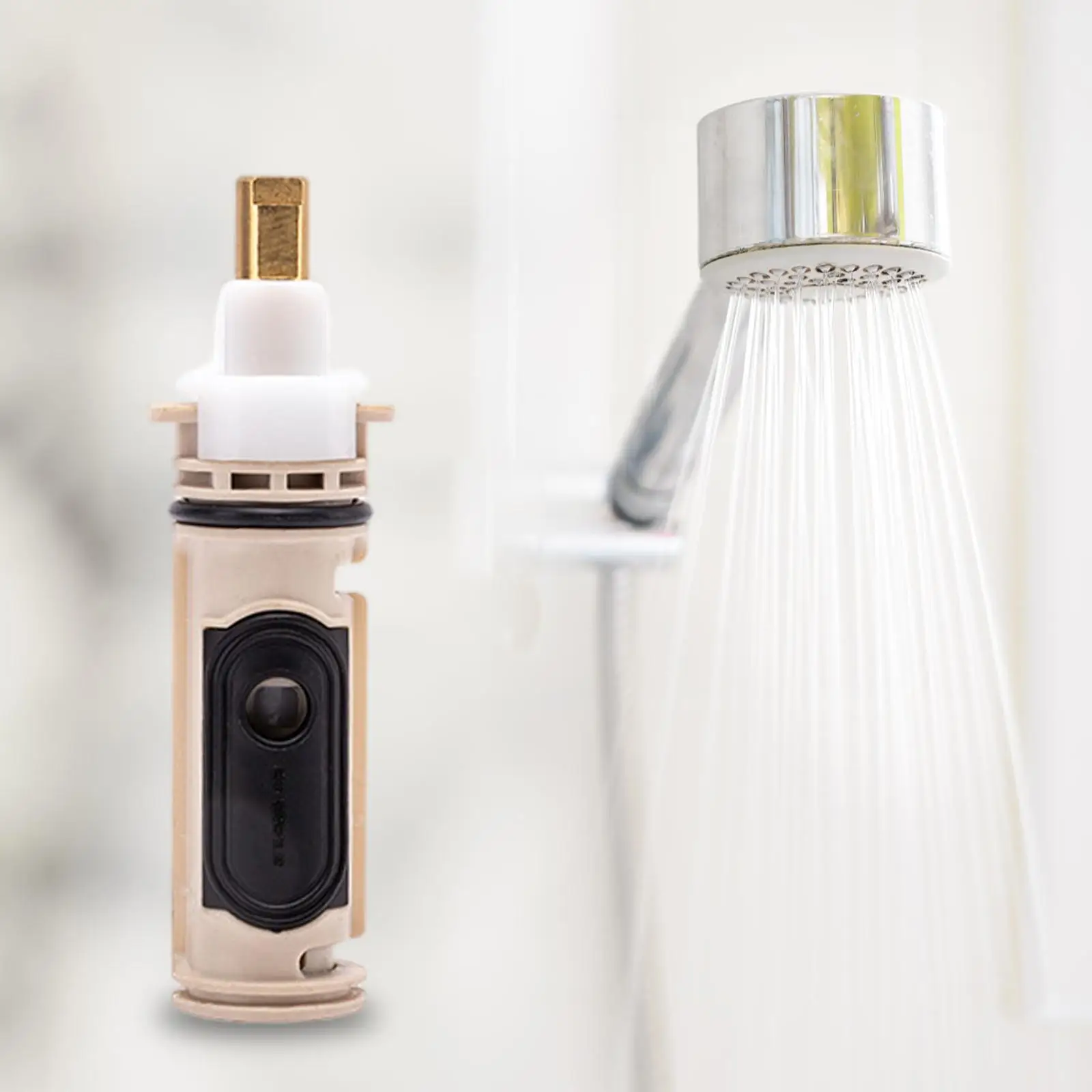 Durable Shower Cartridge Kit for One Handle Faucets Shower Universal Valve Cartridge Repair
