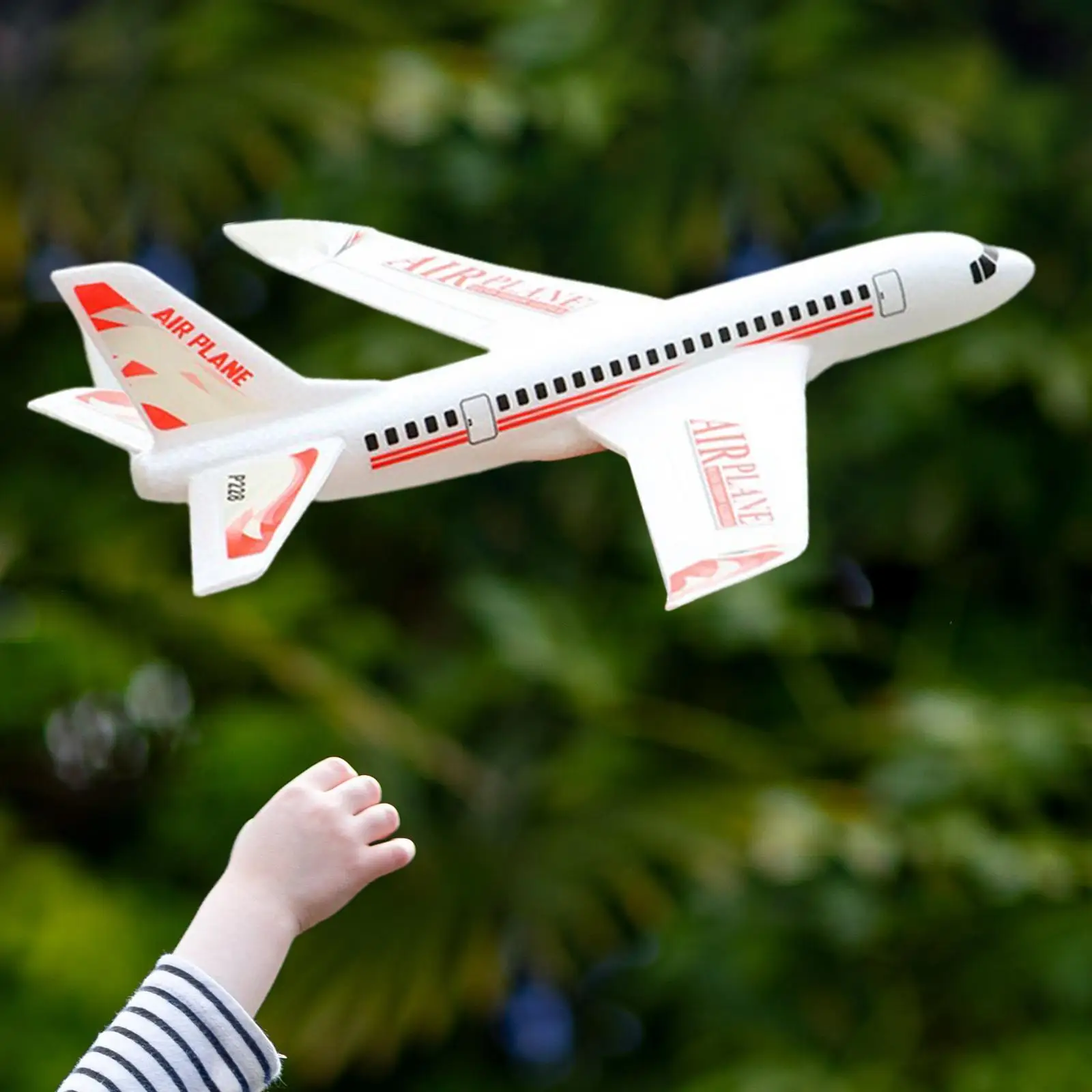 Children Hand Throw Plane Outdoor Toy Aviation Model for Garden