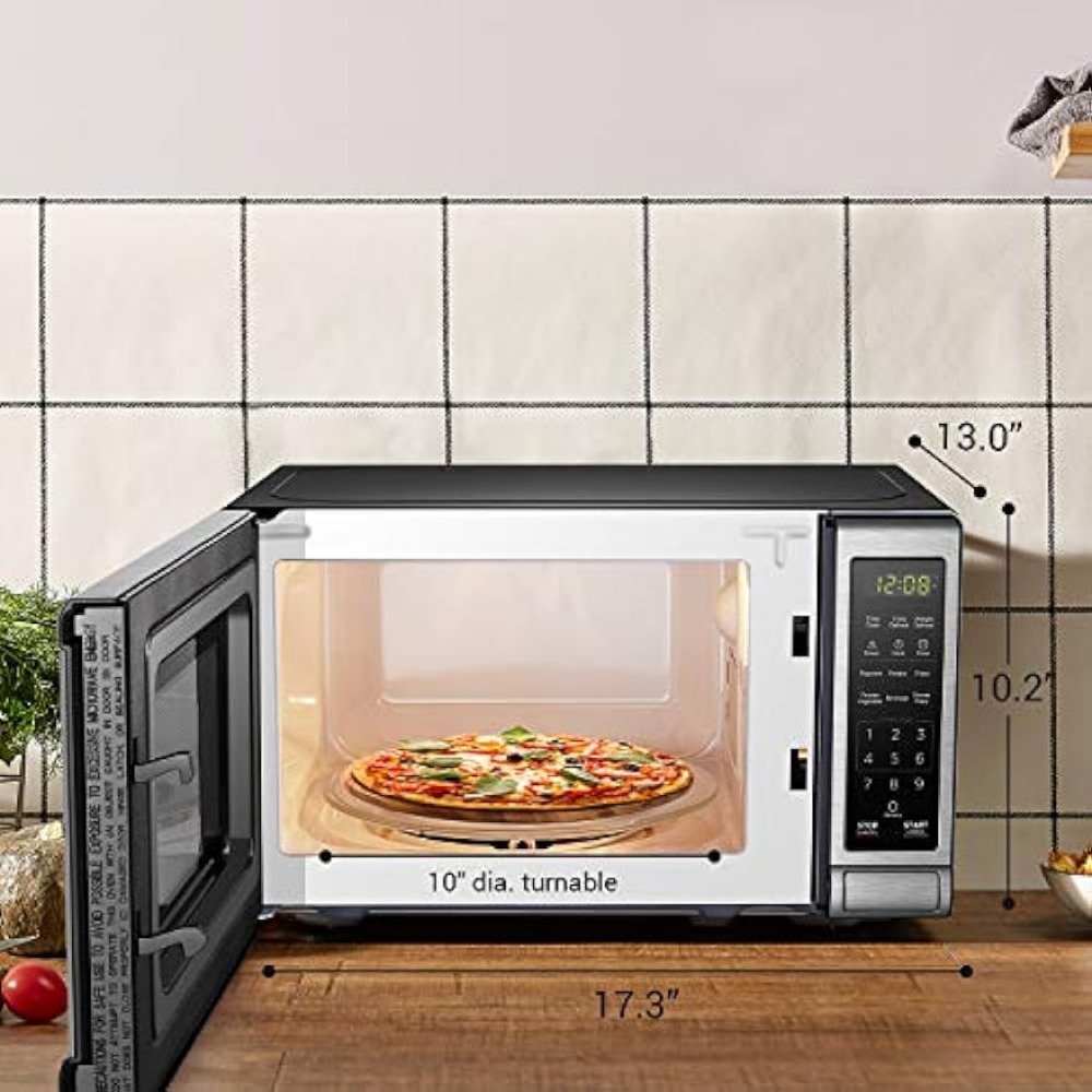 Title 5, Forno micro-ondas digital EM720CB7 com porta de...