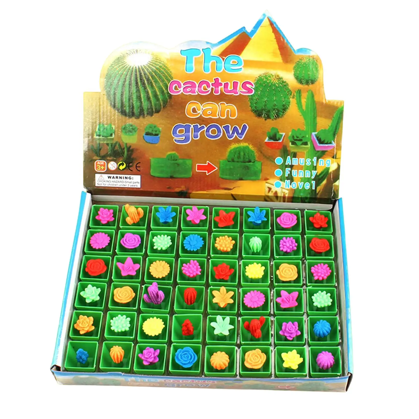 48 Pieces Grow in Water Toys Goodie Bags Fillers Party Supplies Grow Expansion Plant for Girls Boys Children Best Gift