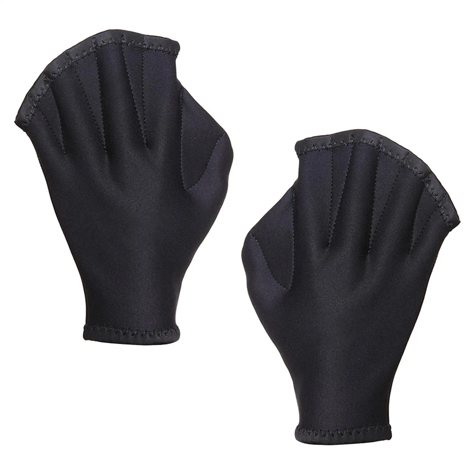 Aquatic Fit Swim Gloves , Webbed Swim Gloves Thicken Well Stitching for Kayaking Pool Playing