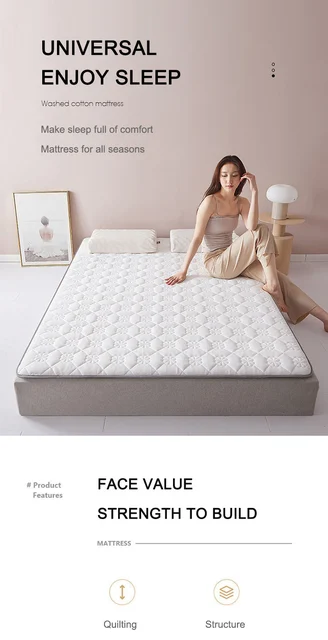 Colchones de rodillos de látex Natural, Colchon Songk Tatami para cama, colchonetas  para dormir en el suelo, futón inflable - AliExpress