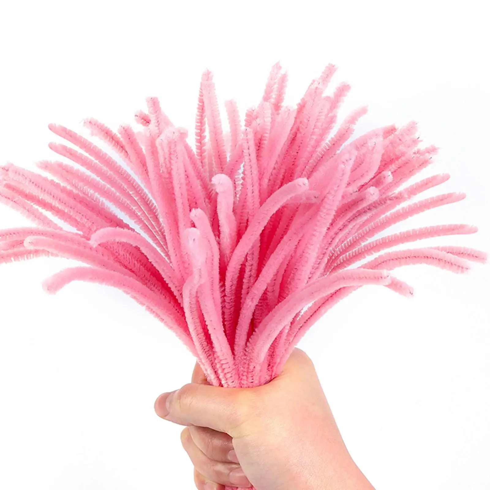 500x Pipe Cleaners Chenille Stems Colorful Arts Craft Handmade for Birthday Supplies