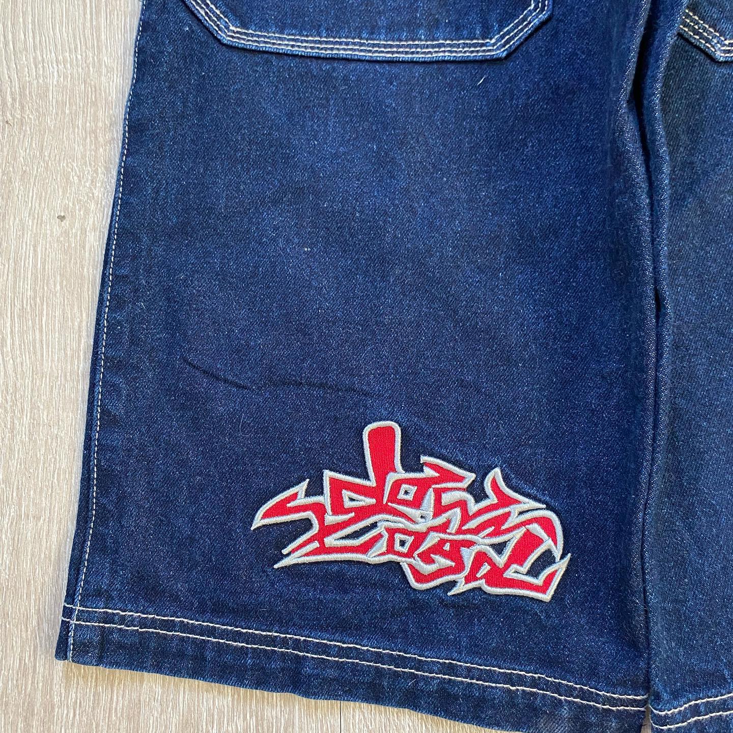 JNCO мешковатые джинсы в стиле хип-хоп с Вышивкой Букв рок для мужчин и  женщин 2023 новая мода уличная ретро Harajuku джинсы с высокой талией и  широкими штанинами | AliExpress