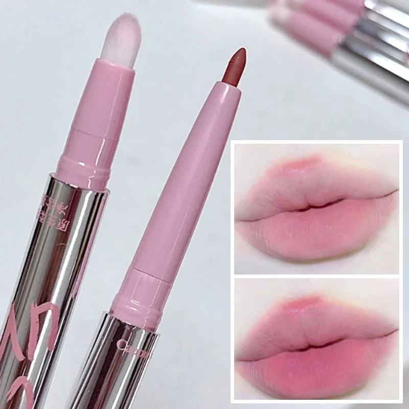 Best of Matte Pink Lip Liner Pen Nude Brown Lipstick Lasting Lip Makeup Mist Cosmetics Silver Tube Smooth Lip Contouring Lipliner Pencil Reviews & Tips