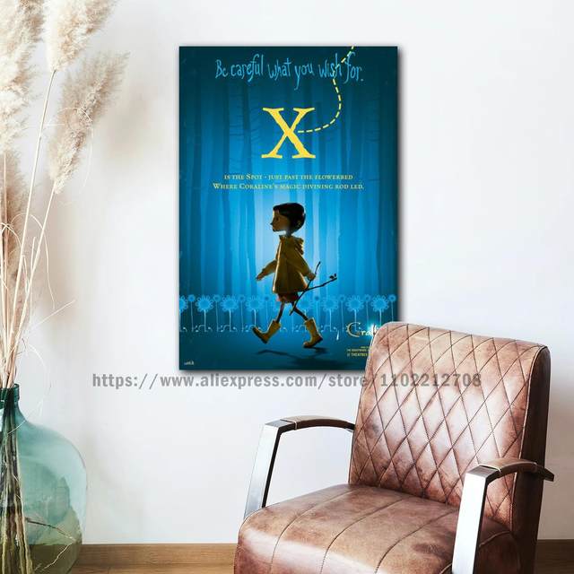 Coraline - The Braver You Are Laminated & Framed Poster (24 x 36) 