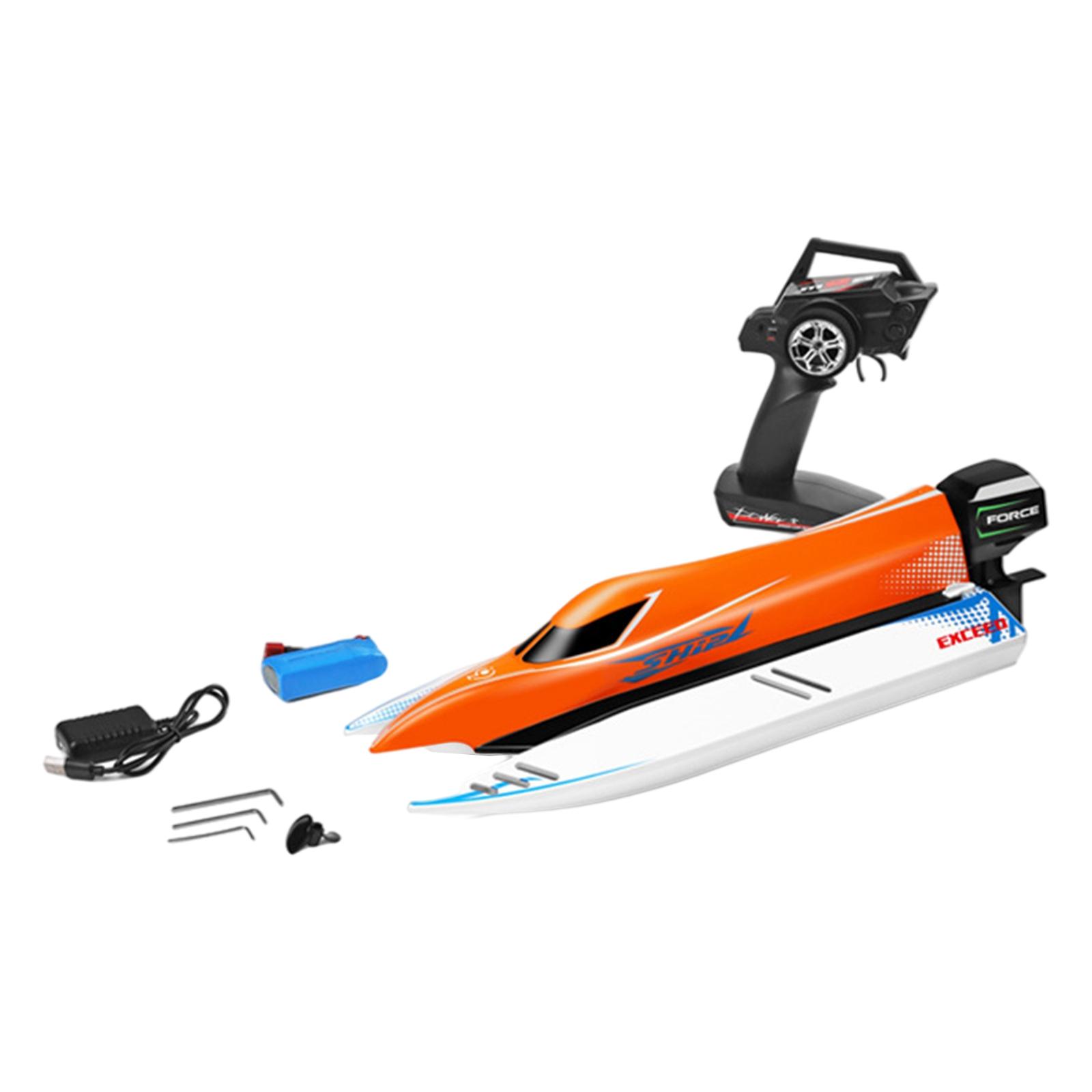 Electric RC Ship Speedboat Self-Righting Boat Yacht 45MPH Reverse Function