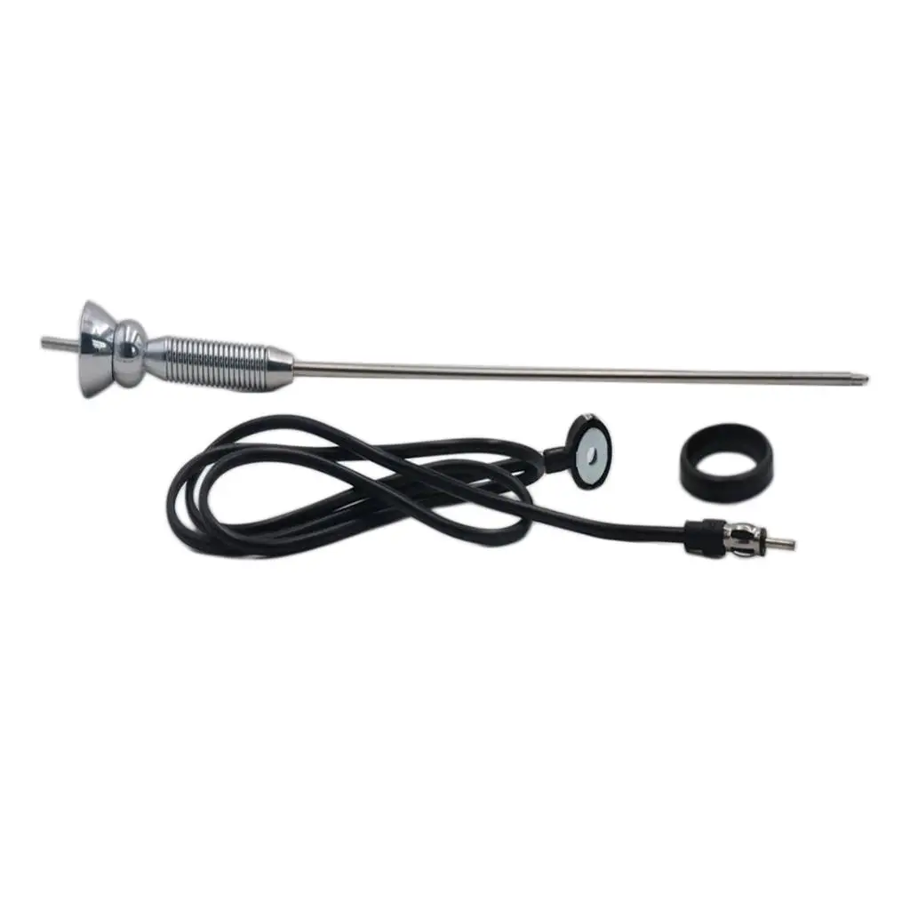 Metal Car Vehicle Booster Antenna Telescopic Spring Soft Rod Universal