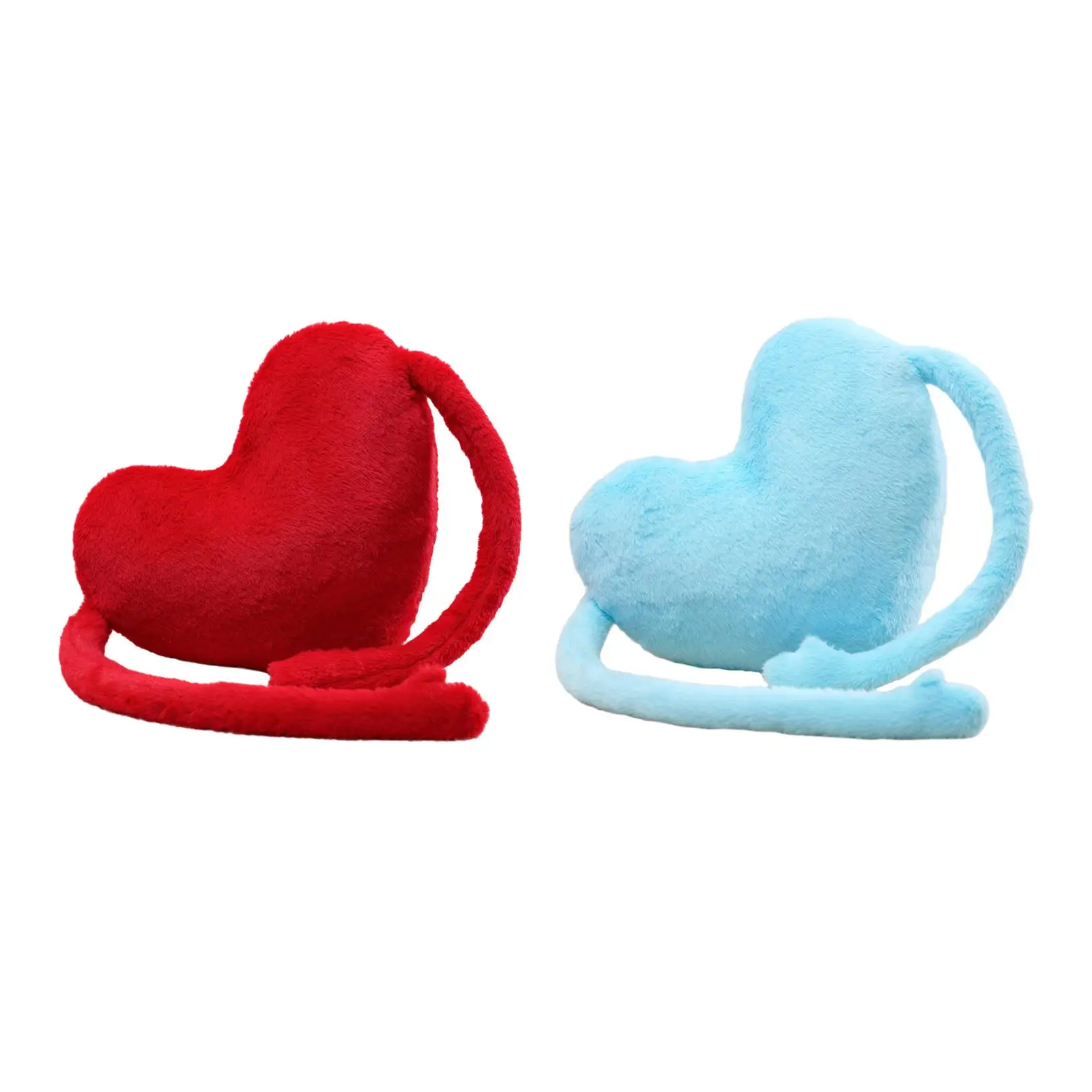 Heart Shaped Pillow Soft Love Pillow Cute Plush Cushion Throw Pillow Valentines Day Decor for Sofa Party Kitchen Home Female