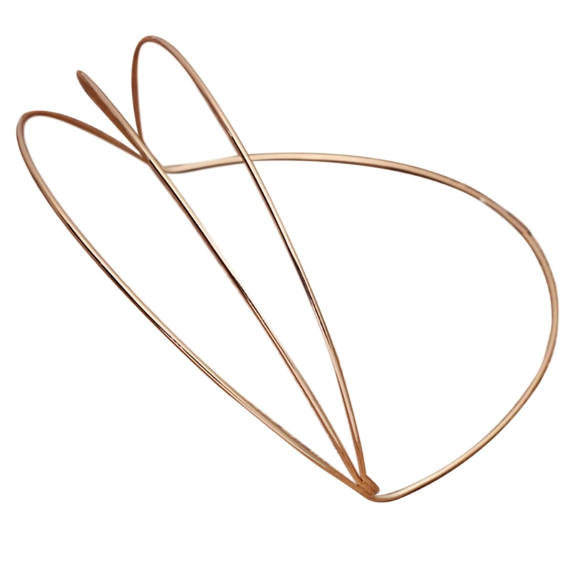 Y166 Einfache Diy Stirnband Blank Basis Frauen Studenten Waschen Gesicht Haarband Krone Stirnbänder Drei Layered Diy Haar Hoop Basis – Detail 4
