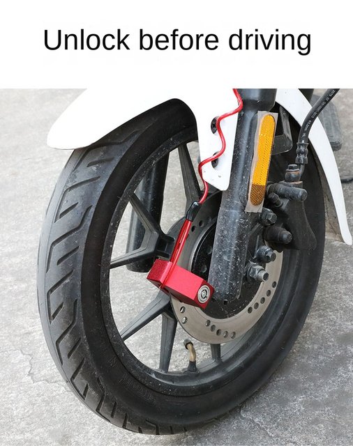 大学 兄弟割引 120 センチメートルオートバイブレーキディスクロックスクーター バイク用ロック・アラーム