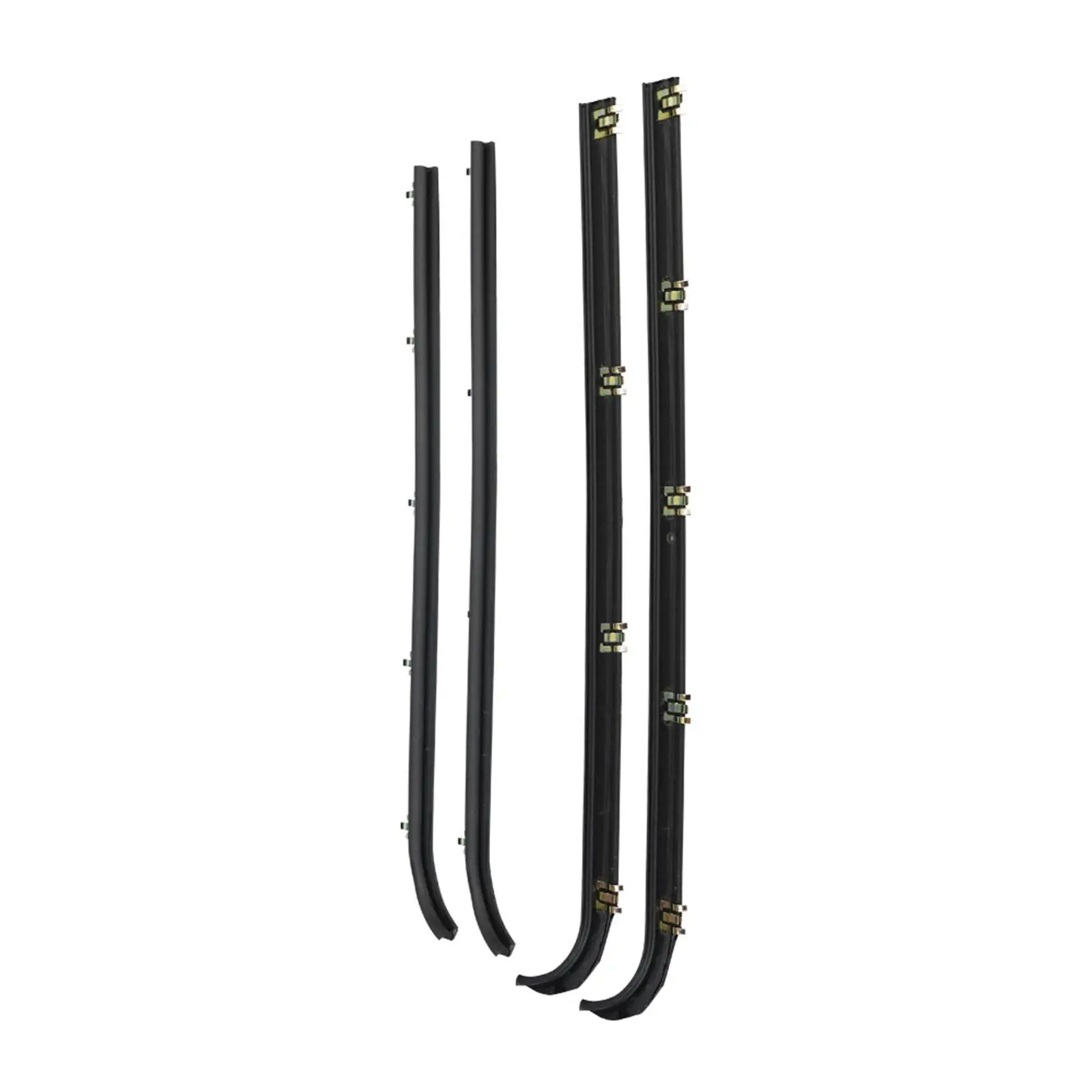 4x Weatherstrip Window Seal Fo1390147 Easy to Install Door Window Weatherstrip Replacements for Ford Bronco 1987 - 1997