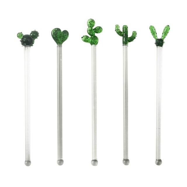 Stainless Steel Flower Reusable Coffee Stirrers Swizzle Sticks