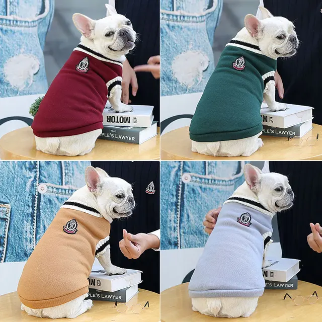 Pet Dog Clothes Autumn and Winter Baseball Sweater Dog Coat Pet Sportswear  Warm Winter Clothes for Small and Medium Dog - AliExpress