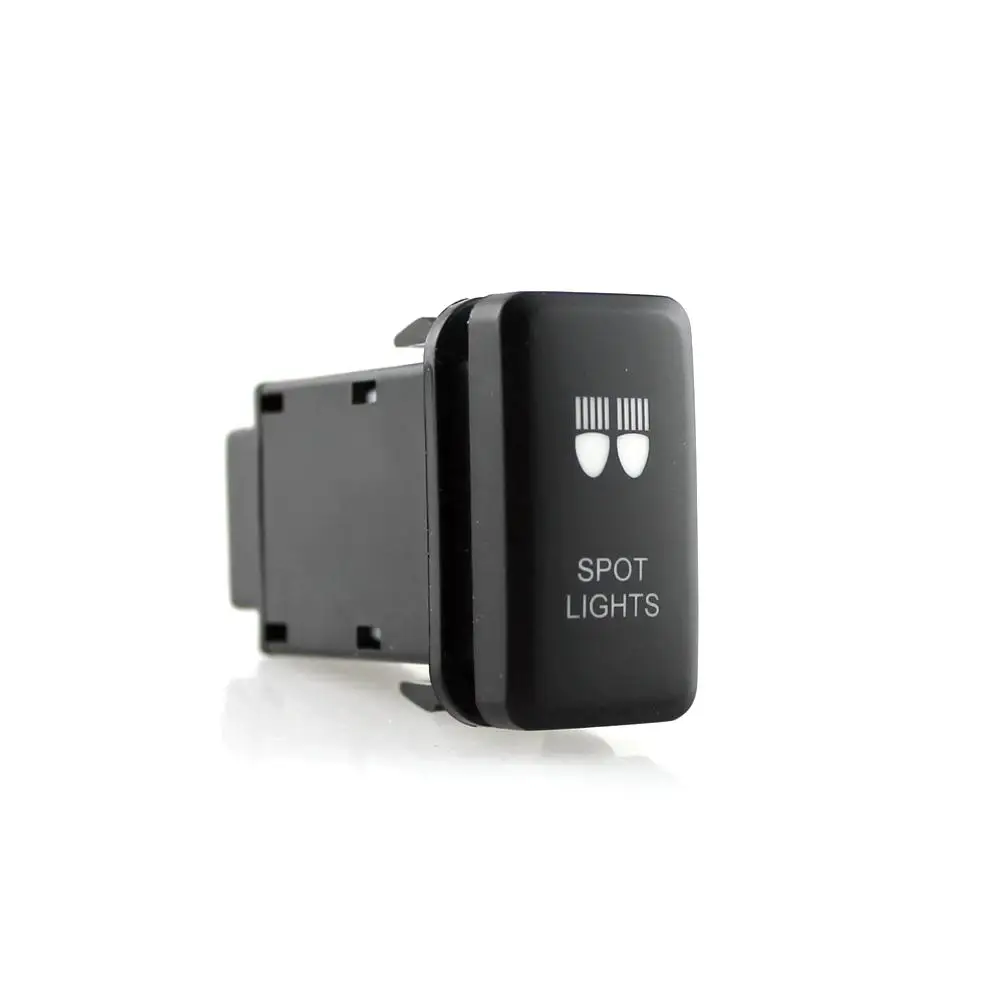 2Pieces Work & Spot Light Push Switch Blue LED Bar for   FJ Cruiser