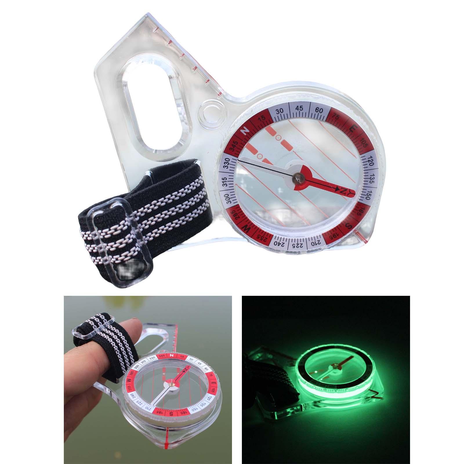 Compass Movement Survival with Luminous Point Portable for Student Adults