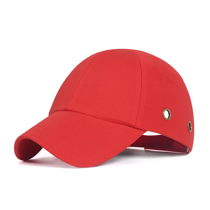 Nombre 6, Gorro duro para ropa de trabajo, protección para la cabeza, tapa superior con 6 agujeros, casco de seguridad para el trabajo, carcasa interior de ABS, gorra de béisbol, protección de estilo