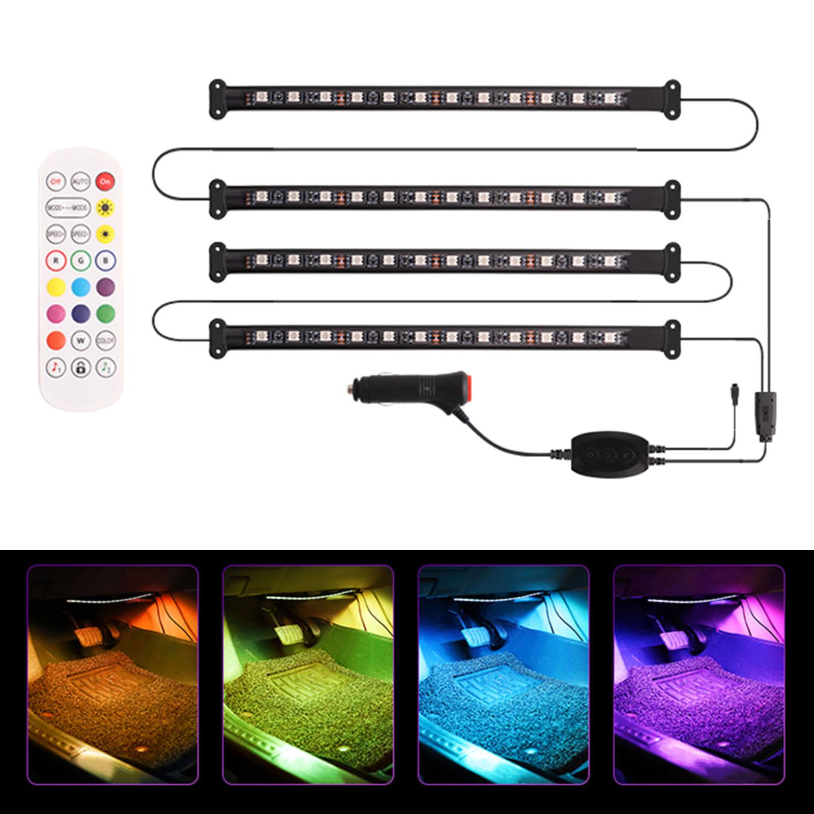 Car Interior Lights Underdash Lighting Kits 18 LED for Trucks