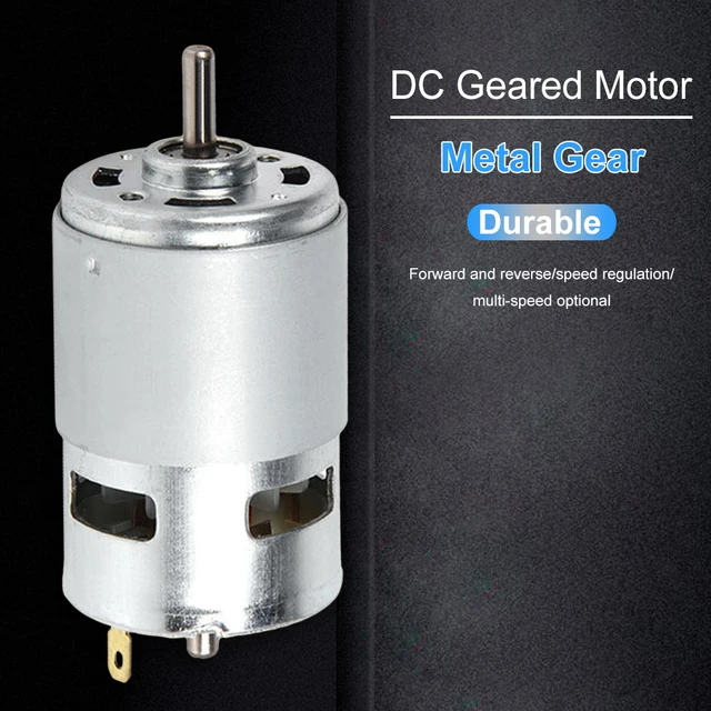 775/795/895 DC Motor 12-24V Ball Bearing 3000-12000RPM Large Torque High  Power Low Noise Gear Motor Electronic Component Motor - AliExpress